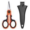 High Carbon Steel Scissors Household Shears Tools Electrician Scissors Stripping Wire Cut Tools for Fabrics, Paper and Cable