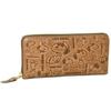 73009 Snoopy Long Wallet Round Zipper Closure Monogram Character Beige [Peanuts] Women's