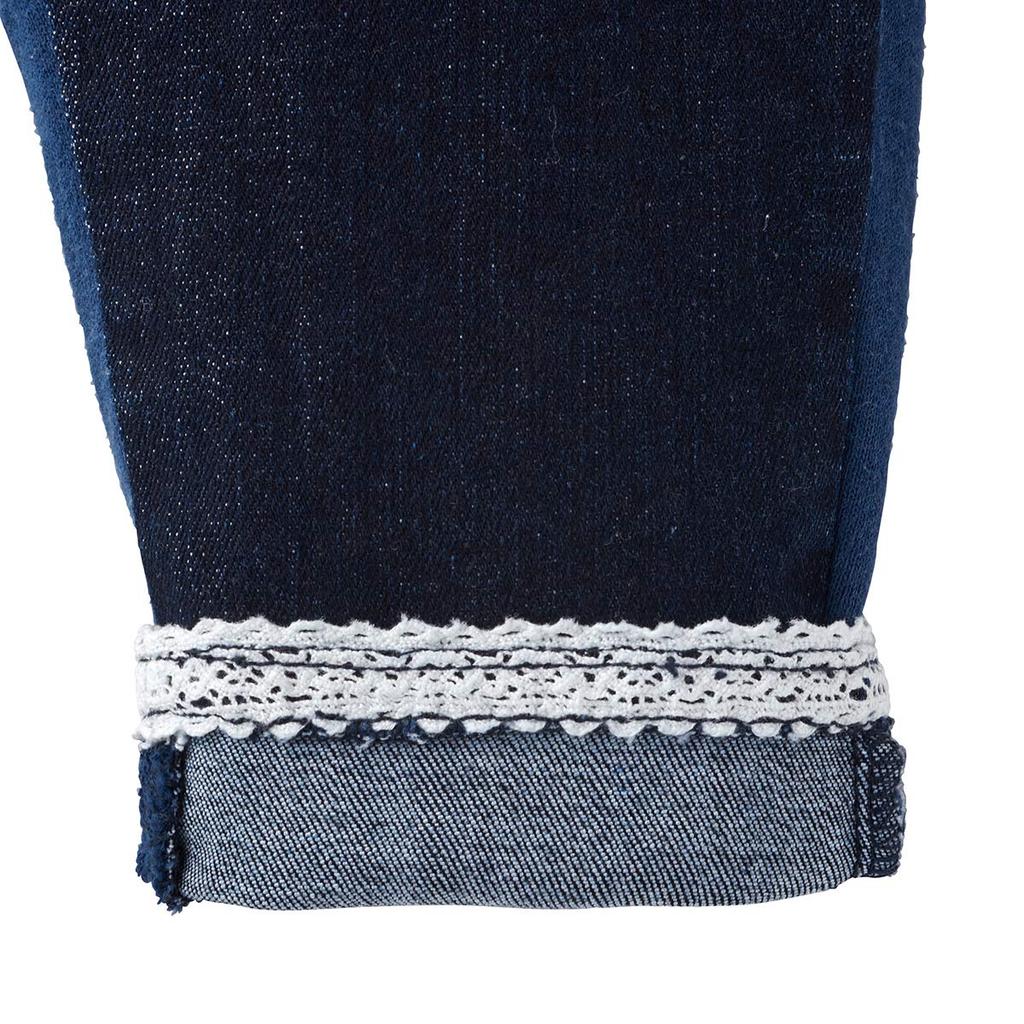 MIKIHOUSE HOT BISCUITS Stretch Denim Pants, 71-3205-453, 80cm, Indigo Blue