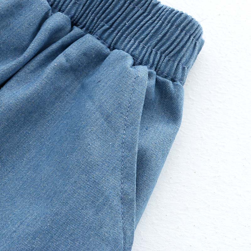 Half Skirt Women Cotton Summer Casual Versatile Elastic Women's Skirt Loose Comfortable Large Size Pleated Skirt