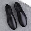 Fashion Leather Men Casual Shoes Slip On Formal Loafers Luxury Brand Comfortable Men Moccasins Italian Soft Male Driving Shoes