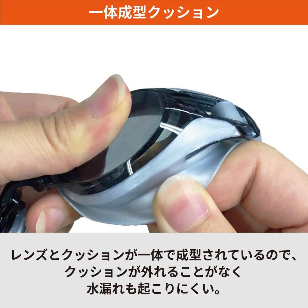 Swans SMBK Swimming Made In Fitness Smoke X for Men and Women SW-32N Goggles, Japan, Anti-Fog, Goggles, Black,