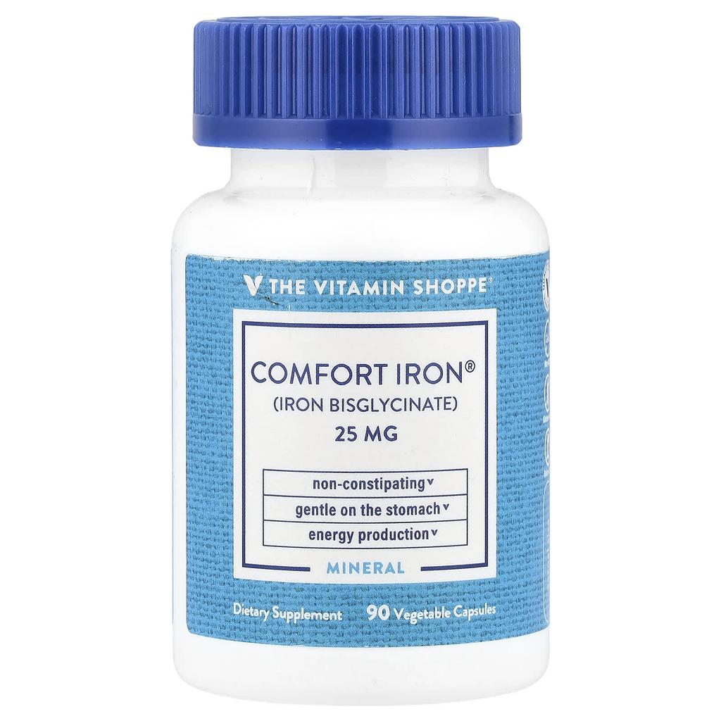 the Vitamin Shoppe Complete Iron®, 25 Mg, 90 Veggie Capsules