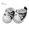 1 Pair Doll Shoes Mini Lace-Up Canvas Sneakers for 17cm Dolls Fingerboard Mini Finger Shoes Toy Accessory Realistic Design Creative Gift