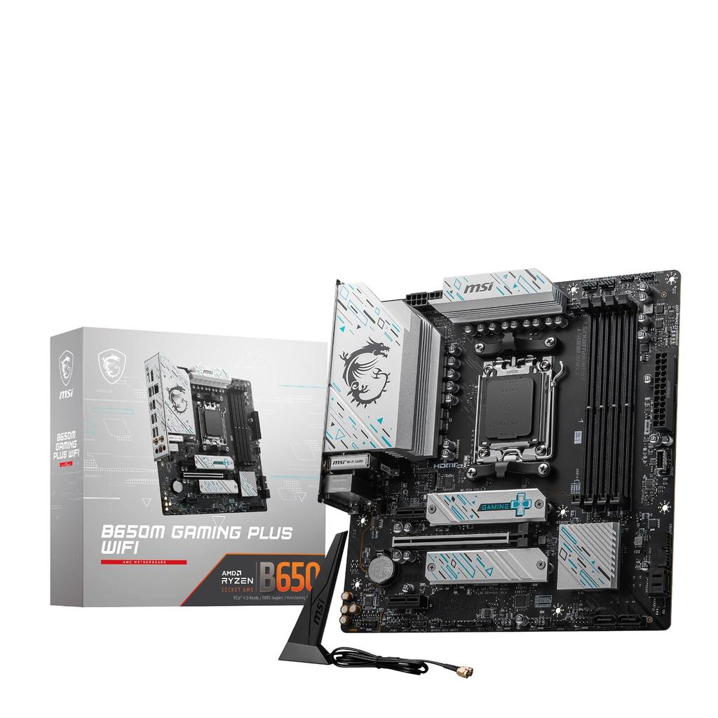 MSI B650M GAMING PLUS WIFI AMD Ryzen Series Compatible Socket AM5 DDR5 Motherboard MB6467 7000/9000 Micro-ATX