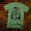 Combat Vet T-shirt Military Afghan Ranger 50 Cal Infantry Tactical Assault Tee