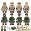 8PCS Minifigures Military Weapons Box Special Forces Army Soldier Vest Dog Bricks Block Model Building Kits Kids Education Toys