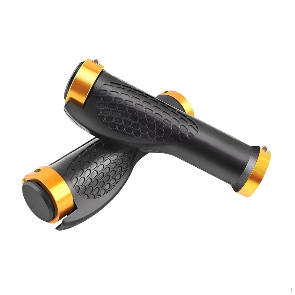 Handlebar Grips Pair Rubber Non Slip Ergonomic Bike Replacement Suitable for Pedal