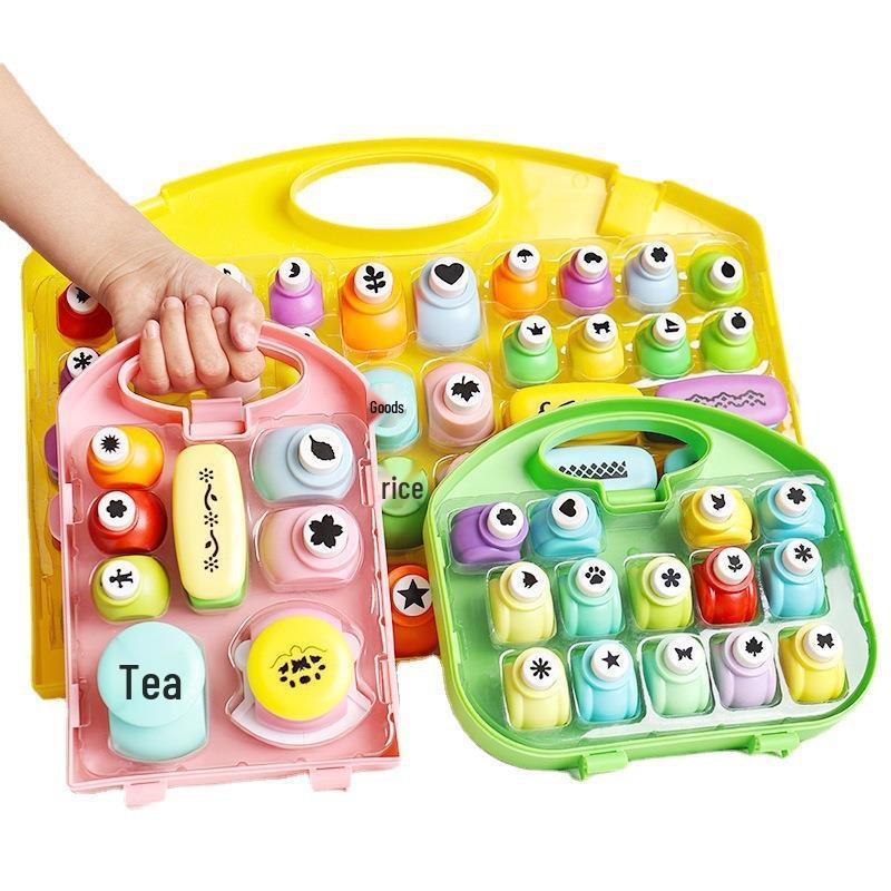 Kids' DIY Paper Puncher: Effort-Saving Embosser Set for Kindergarten Art Projects