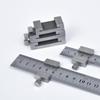 Multi-Functional Stainless Steel Precision Ruler with Positioning Block for Woodworking (Metric/Imperial)