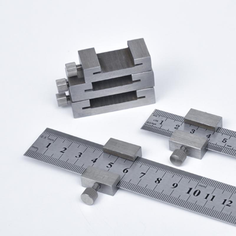 Multi-Functional Stainless Steel Precision Ruler with Positioning Block for Woodworking (Metric/Imperial)