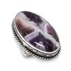 Sage Amethyst Gemstone 925 Sterling Silver Jewelry Ring Size 7