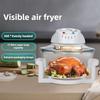 110V Glass Visual Air Fryer Light Wave Furnace Halogen Oven
