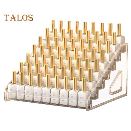 Nail Polish Organizer Acrylic Display Rack Transparent Design Multipurpose Sunglasses Organizer Essential Oils Holder