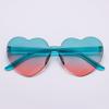 Adults Colorful Candy Color Party Sun Glasses Shades Heart Glasses Heart-shaped Sunglasses