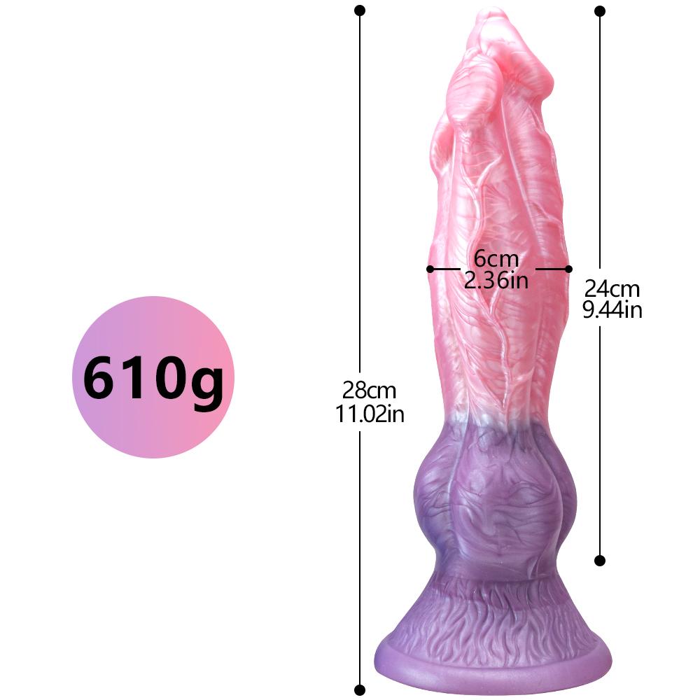 Artificial Dog Giant Dildo Silicone Alternative Animal Dog Cock Rear Court Anal Expansion Shaped Penis Massage Sex Toys