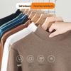 Men's Plus Velvet Warm Long-Sleeved Loose Turtleneck Shirt for Autumn and Winter