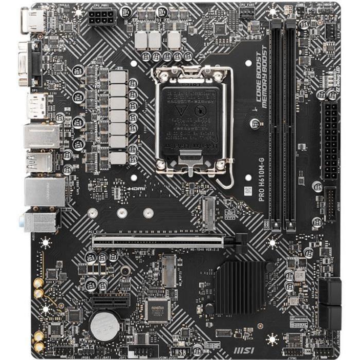 Carte mère - MSI - PRO H610M-G Intel H610 LGA 1700 micro ATX