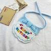 Pet Supplies Birthday Hat Decoration Bibs Cat Bibs Atmosphere Accessories Letter Embroidery Clothing