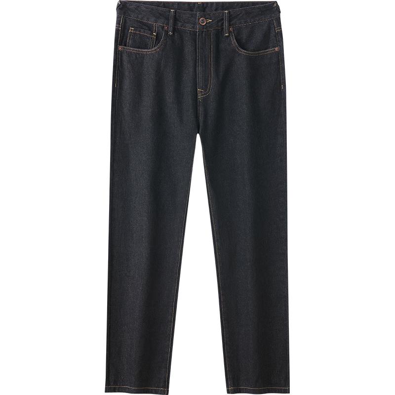 Camel Men's Straight-Leg Loose Fit Cotton Denim Jeans