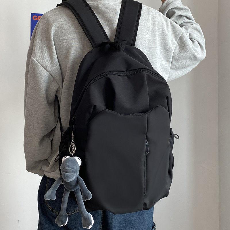 New Goth Techwear Backpack Bagpack for Men and Women Korean Travel Backpacks Large Capacity Student Backpack Bookbag