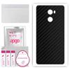 apgo Protective Skin Sticker for the Back Compatible with Xiaomi Redmi 4 Prime, Wrap Film, Foil, Vinyl - Pattern Carbon Black
