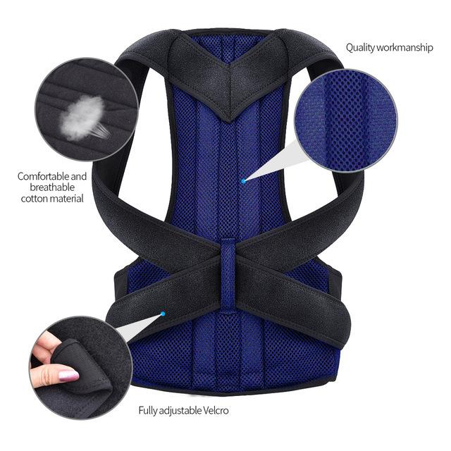 Adjustable Back Waist Posture Corrector Adult Correction Belt Waist Trainer Shoulder Lumbar Brace Spine Support Belt Vest for Men Women
