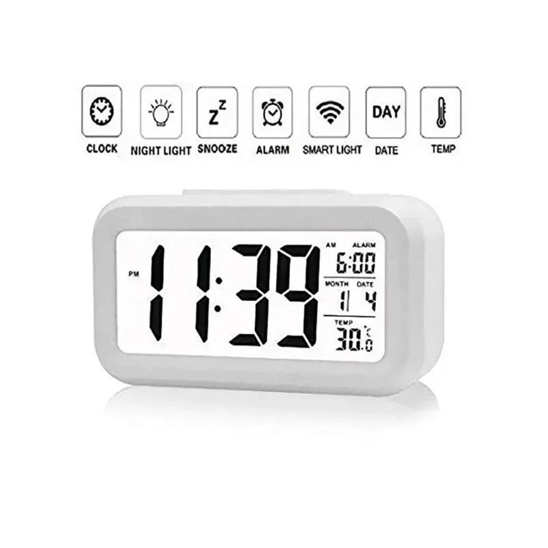 Digital Clock Desk. Times Backlight Multi-function Desktop Alarm Table Led Decorations Electronic Electronics Calendar Data Wall