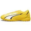 Ultra Play Round Toe Lace-Up TT (Rubber Studs) Artificial Turf Soccer Shoes Men Soccer Shoes Yellow White Black 107528-04