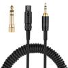 Mini XLR 3-Pin Replacement Spring Cable Extension Cord For AKG K141 K171 K175 K181 K240 K240S K271 K271s MKII Headphone