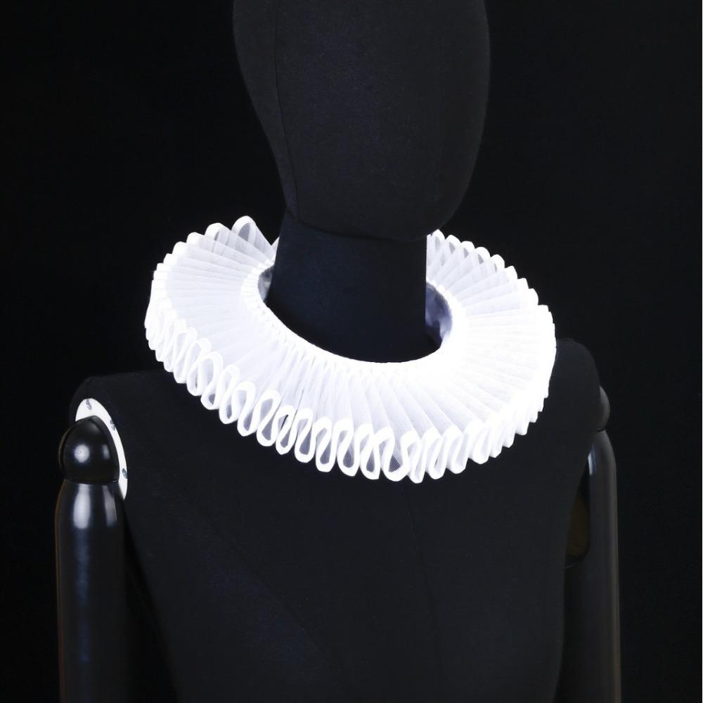 Elegant Renaissance False Collar Detachable Retro Ruff Collar Collar Accessory