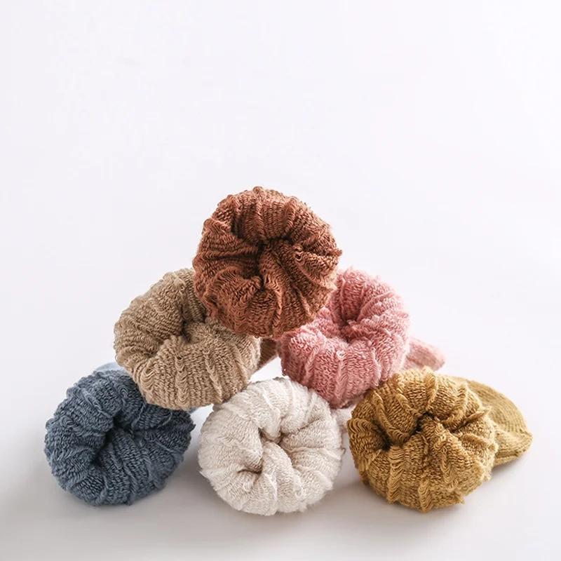 1 Pair Autumn Warm Infant Baby Sock for Boy Girl Chic Simplicity Solid Color Toddler Calf Sock Thicken Fury Winter Sock for Kids