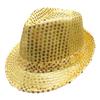 Sequins Jazz Hat Shiny Dance Performance Hat Fashion Panama Cap  Holiday