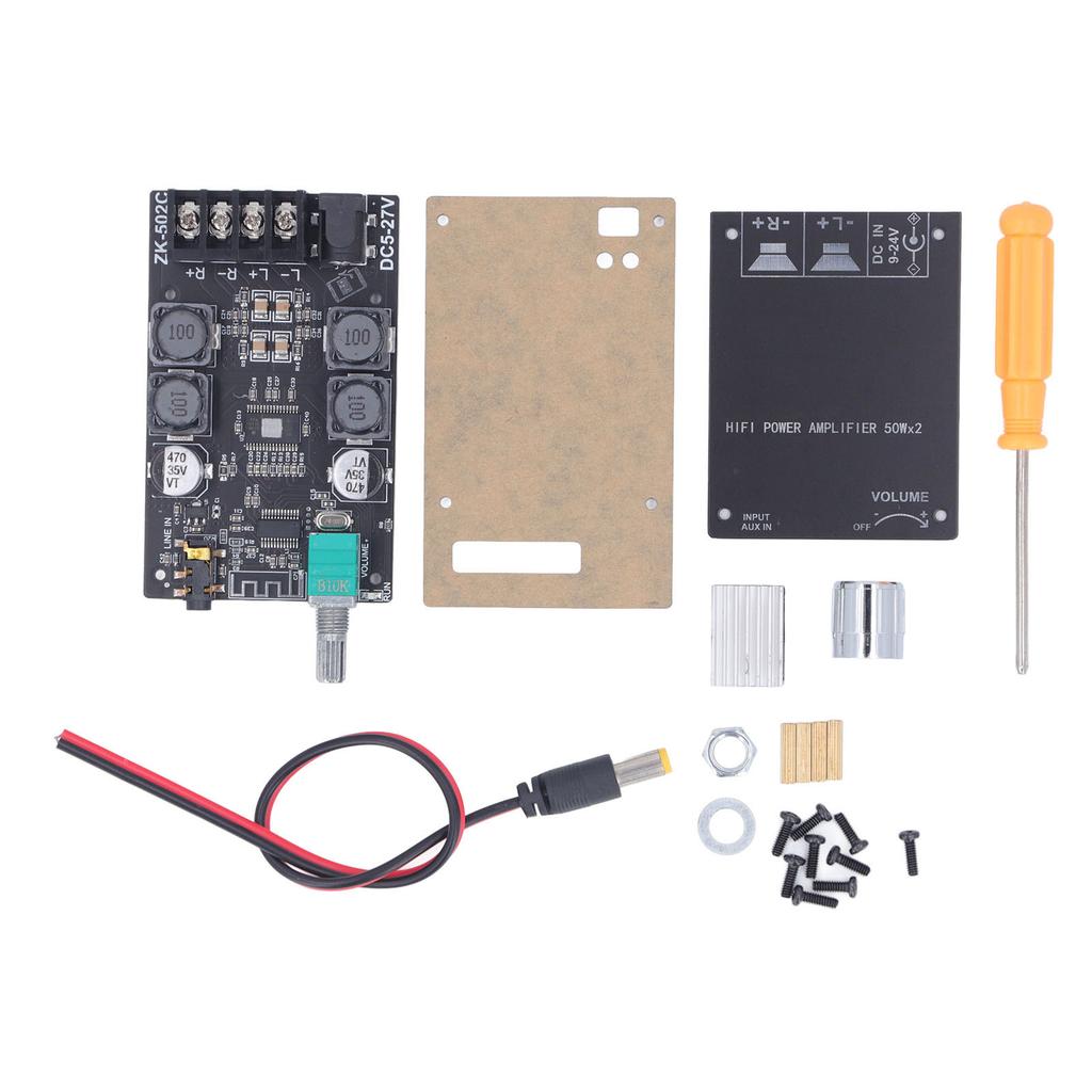 Bluetooth 5.0 Amplifier Board Professional 50W 50W TPA3116D2 Chip Power Amplifier Board for DIY