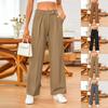 Women's Autumn Temperament Commuting Casual Loose Wide Leg Straight Leg Suit Pants Long Pants
