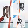 Карабины, оттяжки, сверхмощный самоблокирующийся веревочный захват из легированной стали, защита от падения, инструмент для работы с воздуха