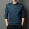 Men's Sweater Fake Two-piece Autumn New Shirt Collar Sweater Business Casual Men's Middle-aged Fashion Pullover