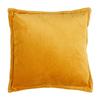 Yellow Cotton Velvet Cushion 40x40