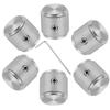 6 Aluminum Potentiometer Metal Guitar Volume and Tone Control Dome Knobs with 6mm Hex Wrench Screws for Fender Gibson Les and Electric Guitars Knobs,