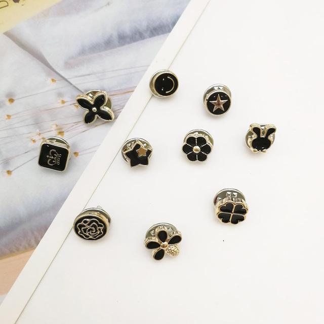 Fashion Pearl Rhinestones Brooch Pin Brooches For Women Sweater Shirt Lapel Pin Buckle Brooch Pins Set Clothes Accessories Gift