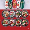 Xmas Tree Santa Manicure Decor Nail Art Decoration Nail Supplies Jewelry Christmas Nail Rhinestone
