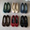 Fashion 2025 Fashion Silk Women Ballet Flats Shoes Footwear Designer Shallow Female Round Toe Butterfly-Knot Ladies Flats Slides Shoes