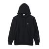 Parka Long Sleeve Cotton 10oz Relax Fit Fleece Embroidery One Point Logo Reverse Hooded Sweatshirt REVERS Midnight Black L [Champion] 100% Weave(R)