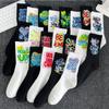 Socks Women's Medium Tube Socks Autumn and Winter Basketball Socks Couple Stockings