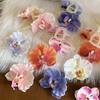 Butterfly Orchid Flower Hair Claw Bohemia Barrettes Large Shark Clip Orchid Hair Clip  Female