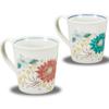 Waza No Kura Stylish Mug Pair Set Kutani Ware Hanahana Pottery Luxury Brand Tableware Made In Japan