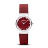 BERING Analog Quartz Classic Collection Watch Stainless Steel Strap Sapphire Crystal Red Mesh Belt X Silver Genuine Imported Product 3 Year Internal