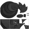 14 Pcs Drum Practice Pad EBR Material Drum Mute Practicing Pad for Player