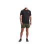 Under Armour Phantom Run Solid Logo Breathable Short Sleeve T-Shirt Men Tops Gray 1367535-010