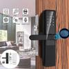 Fingerprint Electric Biometric Fingerprint Lock Digital Touch+ Password +Key+pad Card+Fingerprint 5 Ways Digital Smart Door Lock